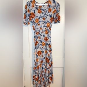 Floral high low sundress